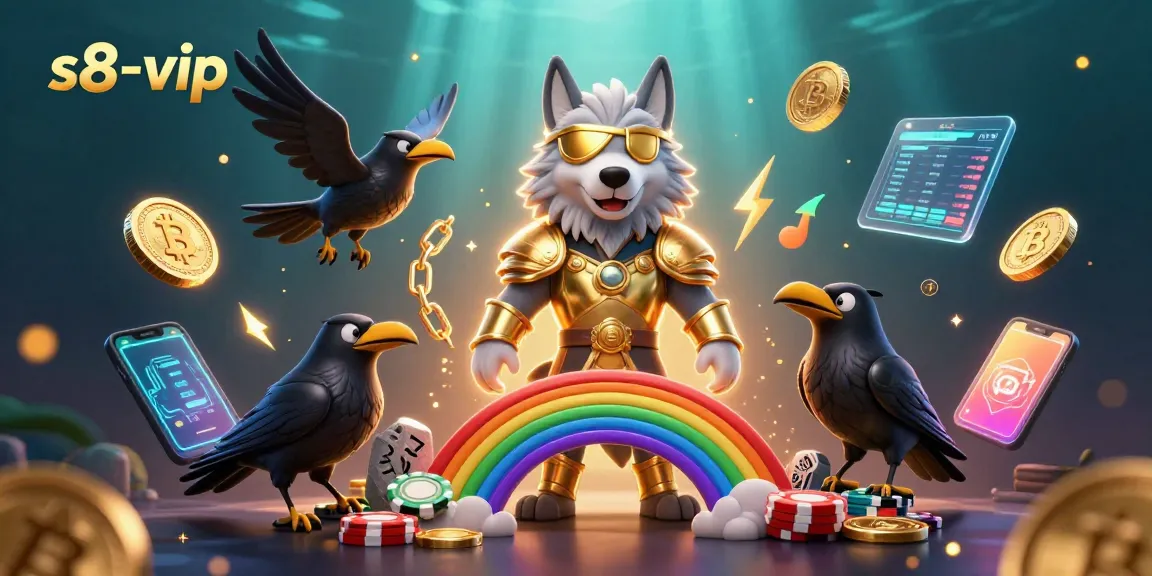 Play exciting games at s8-vip while enjoying the vibrant casino atmosphere with Odin and mystical elements.