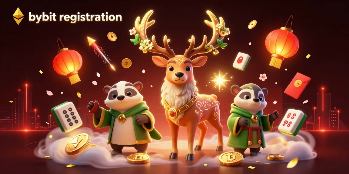 Engage in bybit registration with a vibrant scene of Celtic characters surrounded by crypto elements.