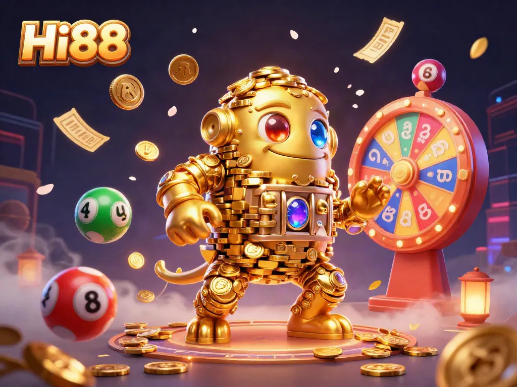 Experience thrilling wins at Hi88 with vibrant symbols and dynamic gaming elements.