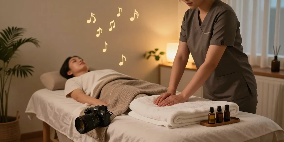 Relaxing Korean massage therapy session at home for 파주출장안마 customers.