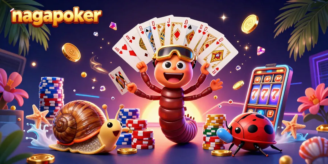 Play exciting casino games with nagapoker while enjoying an engaging 3D scene filled with action.