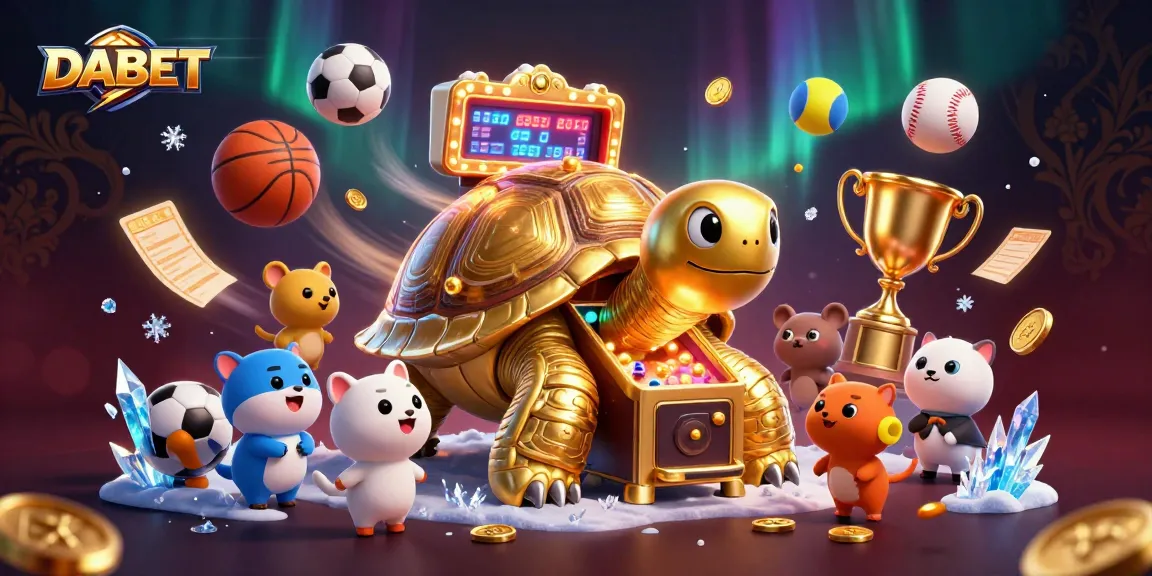 DABET enhances gaming experience with a dynamic 3D illustration showcasing exciting play, sports themes, and vibrant visuals.