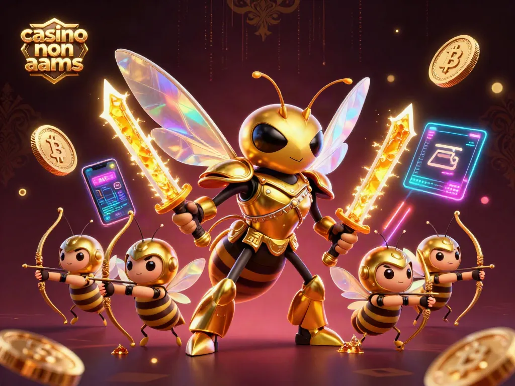 Gioca nei casino non AAMS con vibrazioni di luce e personaggi unici in un'illustrazione 3D sorprendente.