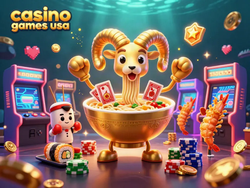 Join fun characters enjoying exciting casino games usa with vibrant 3D visuals