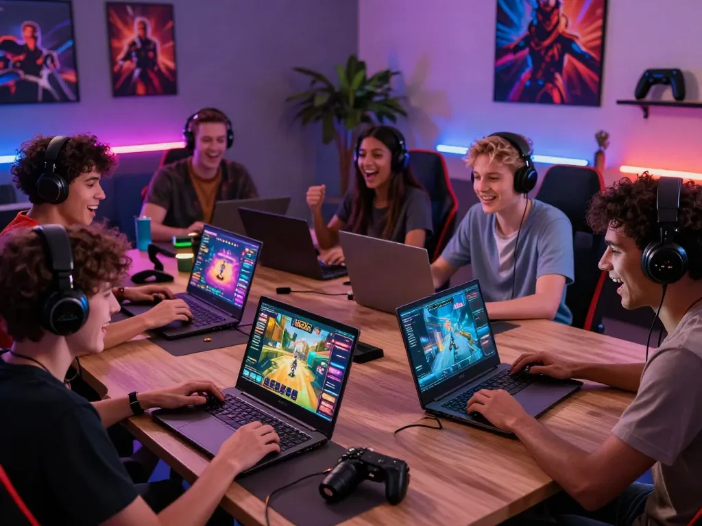 Exciting gaming experience at https://hitclub3.io/ with players engaged in diverse games.