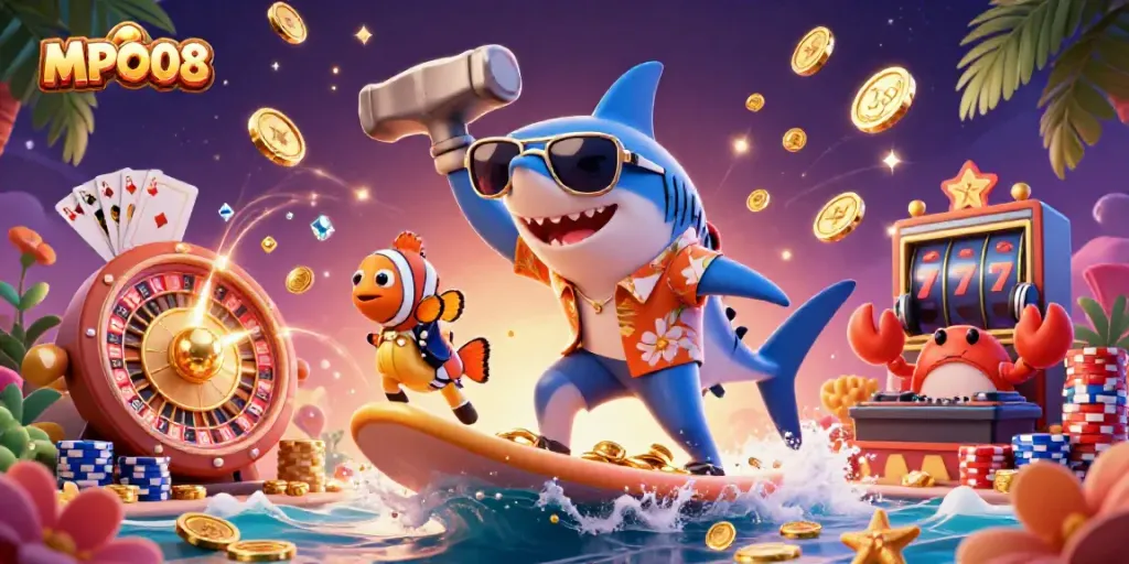 MPO08 brings you an exhilarating casino adventure with vibrant characters and dynamic gaming elements.