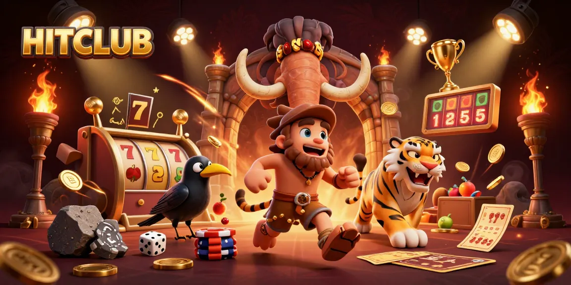 Engage with HITCLUB's thrilling slot adventure featuring dynamic 3D characters and rich casino elements.