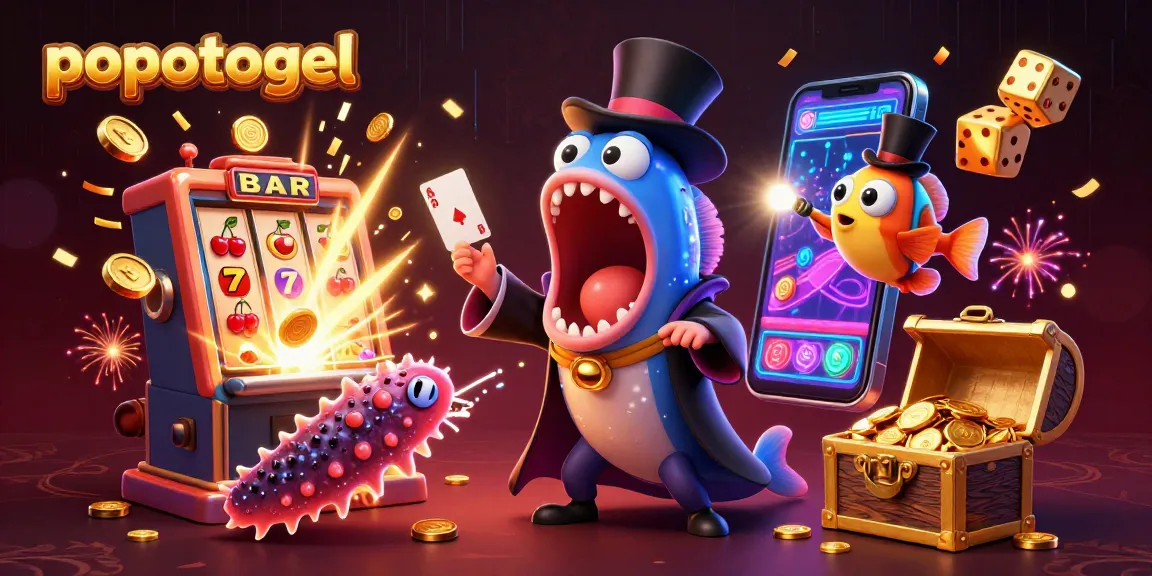 Experience popotogel excitement with vibrant 3D slots and magical sea creatures in action.