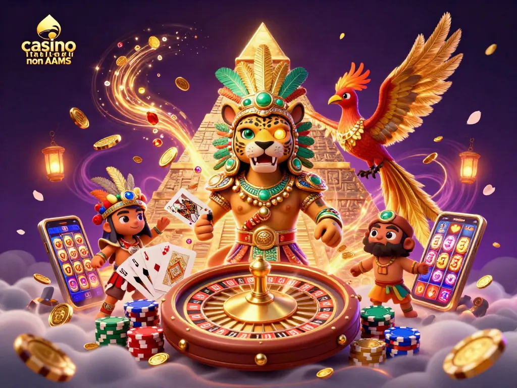 Gioca nei casino italiani non AAMS e scopri le avventure 3D con gioielli e monete dorate.