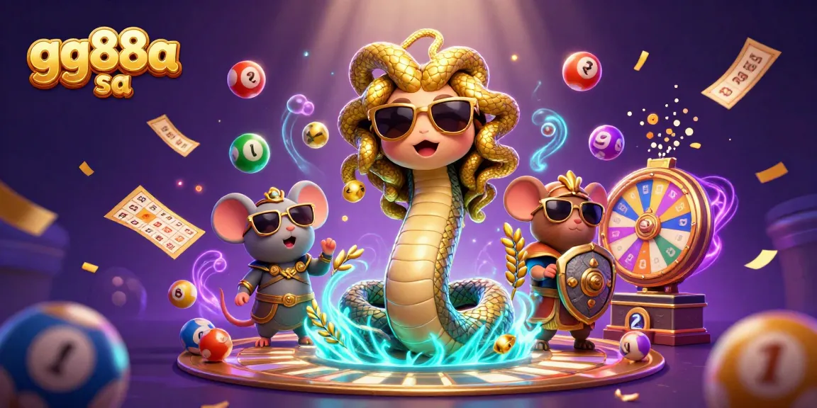 Engage with gg88a sa and experience thrilling lottery vibes in a vibrant 3D illustration.