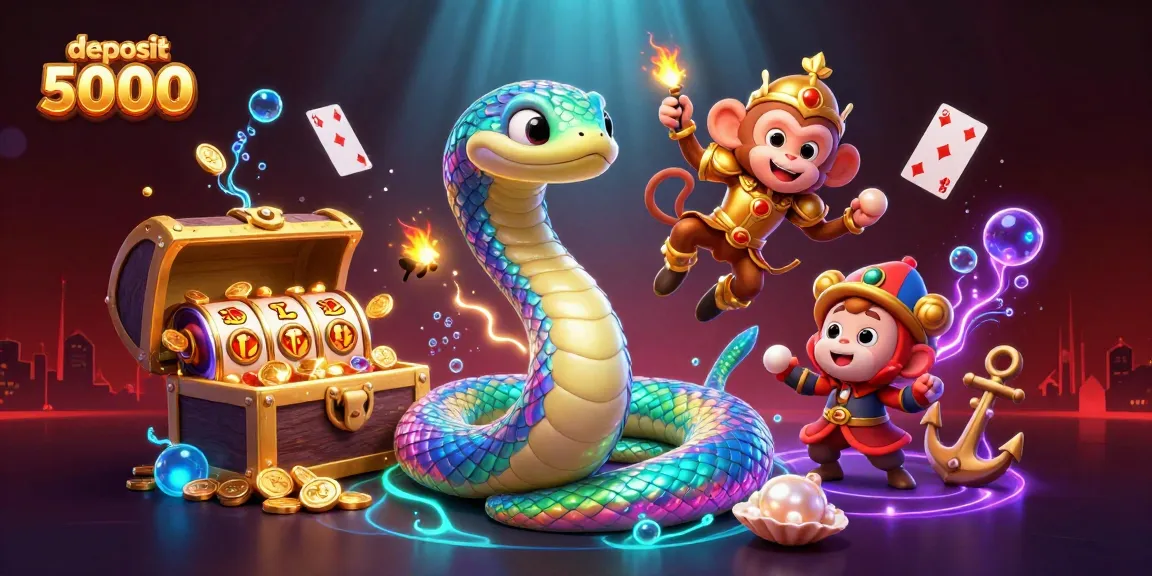 Experience the thrill of winning with deposit 5000 in this vibrant, engaging casino scene.