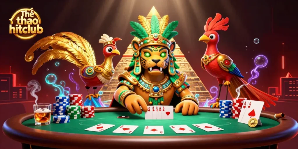 Engage in Thể thao hitclub with vibrant 3D casino elements and dynamic characters.