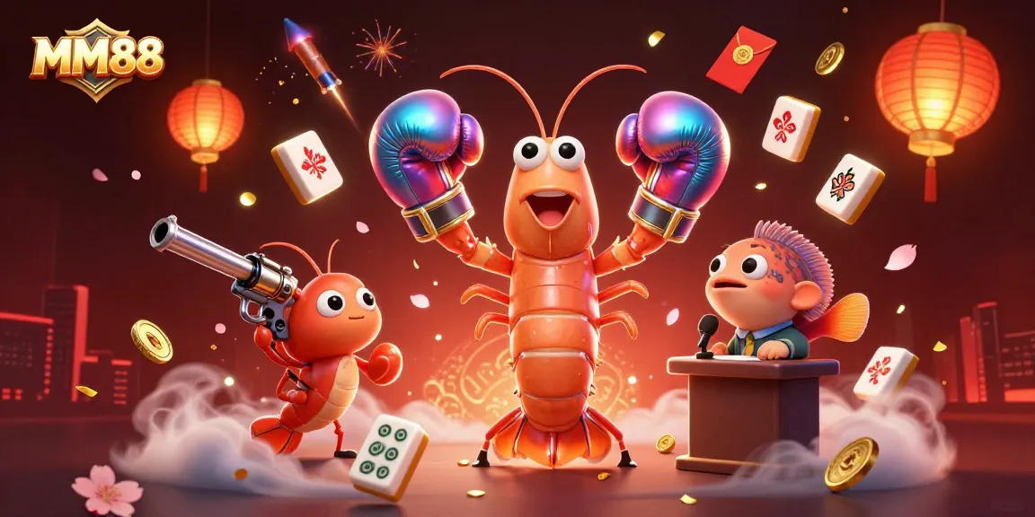 Experience thrilling gaming action with MM88 in this vibrant casino scene featuring dynamic characters and elements.